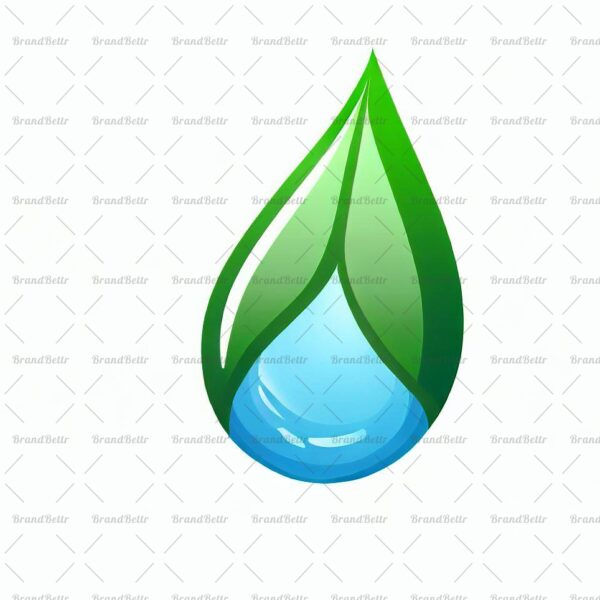 Wassertropfen und Blatt